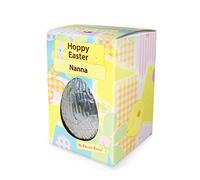 Chocolate Factory | Special Easter Egg | Happy Hoppy Easter Message | Made with an Eggstra Thick Bottom | Easter Treat | Smooth Creamy Milk Chocolate | 100g Easter Egg | Hoppy Easter Nanna