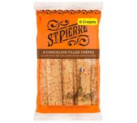 Chocolate Filled French 6 Crepes St Pierres (1 Bag of 6 Crepes)
