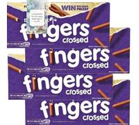 Chocolate Finger Bundle With Dairy Milk Chocolate Fingers Crossed 114g (4 Pack) - By Oerich Gift