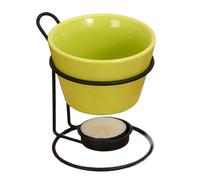 Chocolate Fondue Cup, Safe and Healthy Cooking, 11x10.5x8.5cm, Chocolate Melting Cup, Fondue Warmer, Nonstick Inner Mug, for Smooth, Delicious Dipping and Coating,