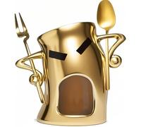 Chocolate Fondue Mug Set With Attitude, Ceramic Melting Cup with 1 Fork & 1 Scoop, Candle Warmer, Sweet Fondue Cup Set for Candy & Desserts, Perfect for Date Night, Dessert, Family Fun