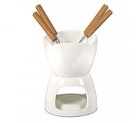 CHOCOLATE FONDUE SET + BANQUET BIANCA FORKS