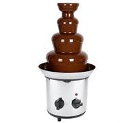 Chocolate Fountain Large, 4-Tier Hot Chocolate Maker Electric Melting Chocolate Machine with Hot Melting Pot Base Adjustable Temperature, for Children's Birthdays Weddings Parties