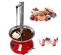 Chocolate Fountain Machine, Commercial Stainless Steel, Adjustable Temperature, Perfect for Weddings, Birthday Parties, Buffets, and Events, Easy to Use