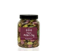 Chocolate Fruits 1.4kg Sweet Jar - A Personalised Gift Jar Filled with Your Favourite Retro Sweets! - Happy Mother’s Day