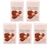 Chocolate Fudge Cake Mix 500G, Pack Of 5, A rich Chocolate Fudge cake mix with a melting chocolate crumb, Use to bake light & moist cakes, brownies, muffins or cupcakes