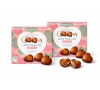 Chocolate Gift Box - 2 X 42g Guy lian Love Praline - Heart Chocolate - Mothers Day Gift Chocolate - Easter Chocolate Gift