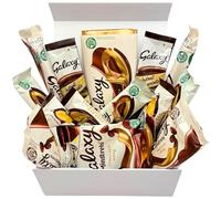 Chocolate Gift Box - Assorted Bars & Treats - Luxury Sweet Hamper - Gift for Christmas, Birthday or All Occasions (14 pieces - White)