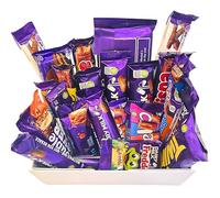 Chocolate Gift Box - Assorted Bars & Treats - Luxury Sweet Hamper - Gift for Christmas, Birthday or All Occasions (24 pieces - White)