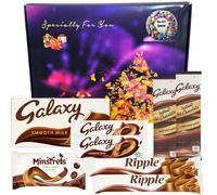 Chocolate Gift Box Hamper 8x Assorted Variety | Hamper Gift For Men & Women, Mum and dad | Milk Chocolate,Ripple, Hot chocolate, Mistrels & Bars | Thoughtful Presents (You're Special)