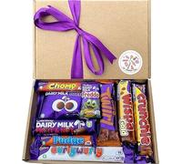 Chocolate Gift Box - Hamper - Present - Happy Birthday - 9 Different Chocolate Bars - Buttons - Twirl - Dairy Milk - Buttons - Crunchie - Wispa Gold - Letterbox Gift - For Him/Her