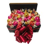 Chocolate Gift Box with Hamper Ferero Lindr Birthday Present Bouquet Sweets Candy Wedding Favour Cadbury Red Blue Dark White (Large)