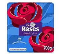 Chocolate Gift Cad Dairy Milk Tin & Tub - Assorted Festive Sweets & Treats - Perfect for Sharing, Gifting Bundle For Kids and Adults for Christmas and New Year 2025 (x1, Roses Tin 700g)
