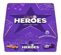 Chocolate Gift Cad Dairy Milk Tin & Tub - Assorted Festive Sweets & Treats - Perfect for Sharing, Gifting Bundle For Kids and Adults for Christmas and New Year 2025 (x1, Heros Tin 700g)