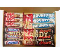 Chocolate Gift Hamper - 14 Mix Chocolate Bars Amazing Gift Chocolate Hamper