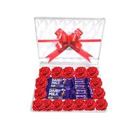 Chocolate Hamper Bouquet Dairy Mlk Personalised Gifts Ferero Lindore Cadburye Blue Red Pink White Green Purple Sweets