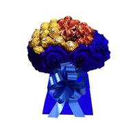 Chocolate Hamper Bouquet Personalised Gifts Ferraro Lindor Blue Red Pink White Green Purple Sweets