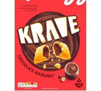 Chocolate & Hazelnut Filled Cereal Pillows (750g, Pack of 2) - Total 1.5kg Mega Bulk Bundle - Crunchy Wheat Shells with Smooth Cocoa Centre