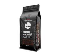 Chocolate Hazelnut Flavoured Skull Crusher Coffee - High Caffeine Ground Coffee 500g - Strong Dark Roast Natural Flavouring