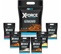 (Chocolate Hazelnut) Pro Elite X Force 4Kg Weight Mass Protein Gainer