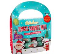Chocolate Hunt Kit 140g - Crafts for Kids to Decorate and Display - Includes - 9 Shaped Chocolates - 1 Round Red Nose Shaped Chocolate - 6 Signs - A Great Activity For Kid - Enjoy Chocolatey Treat