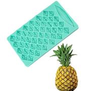 Chocolate Icing Mould Pineapple Pattern Fondant Cake Silicone Fruit Fondant Embossing Mat Chocolate Decoration