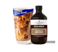 Chocolate Indulgence Flavored Coffee Concentrate, Unsweetened Cold Brew & Iced Coffee Distillate Liquid Java. Hand Crafted Concentrated 100% Arabica, Pure Coffee Bean Extract 8-Ounce Bottle