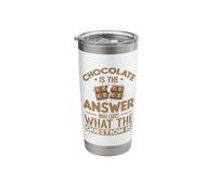 Chocolate is The Answer Whole Milk Stainless Steel Insulated Tumbler