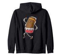 Chocolate Jogging Zip Hoodie