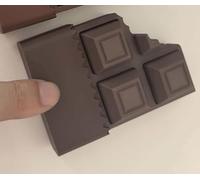 Chocolate Keycap Fidget Toy for Adults, Chocolate Keyboard Clicker, Silent and Clicky (Brown, Clicky)
