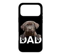 Chocolate Lab Dad The Dog Father The Lab Father Labrador Dad Case for iPhone 17 Pro Max