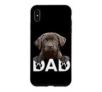 Chocolate Lab Dad The Dog Father The Lab Father Labrador Dad Case for iPhone XS Max