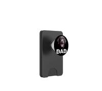 Chocolate Lab Dad The Dog Father The Lab Father Labrador Dad PopSockets PopWallet for MagSafe
