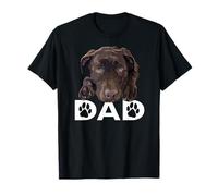 Chocolate Lab Dad The Dog Father The Lab Father Labrador Dad T-Shirt