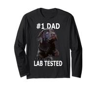 Chocolate Lab Dad The Lab Father Labrador Retriever Puppy Long Sleeve T-Shirt