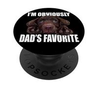 Chocolate Lab Dad The Lab Father Labrador Retriever Puppy PopSockets Adhesive PopGrip