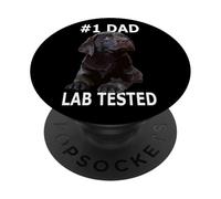 Chocolate Lab Dad The Lab Father Labrador Retriever Puppy PopSockets Adhesive PopGrip