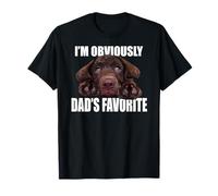 Chocolate Lab Dad The Lab Father Labrador Retriever Puppy T-Shirt