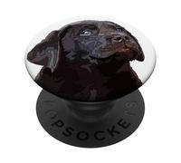 Chocolate Lab Dog Brown Lab Labrador Retriever Puppy Dog PopSockets Adhesive PopGrip