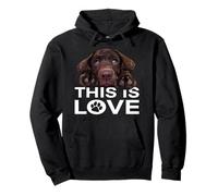 Chocolate Lab Dog Brown Lab Labrador Retriever Puppy Dog Pullover Hoodie