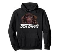 Chocolate Lab Dog Brown Lab Labrador Retriever Puppy Dog Pullover Hoodie