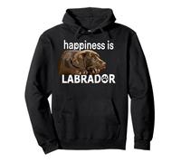 Chocolate Lab Dog Brown Labrador Retriever Lover Mom Dad Pullover Hoodie