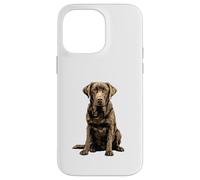 Chocolate Lab Dog Chocolate Labrador Retriever Case for iPhone 14 Pro Max