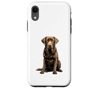 Chocolate Lab Dog Chocolate Labrador Retriever Case for iPhone XR
