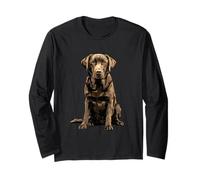 Chocolate Lab Dog Chocolate Labrador Retriever Long Sleeve T-Shirt
