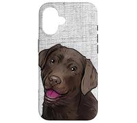Chocolate Lab Dog, Chocolate Labrador Retriever Owner Case for iPhone 16