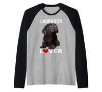 Chocolate Lab Lover Brown Lab Dog Labrador Retriever Dog Raglan Baseball Tee