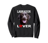 Chocolate Lab Lover Brown Labrador Retriever Dog Lover Sweatshirt