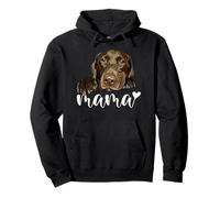 Chocolate Lab Mama Brown Labrador Mom The Dog Mother Pullover Hoodie