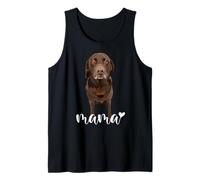 Chocolate Lab Mama Brown Labrador Mom The Lab Mother Lab Dog Tank Top